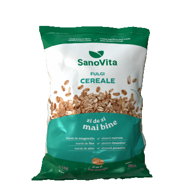 Fulgi de cereale, 1kg, SanoVita Fulgi de cereale, 1kg, SanoVita