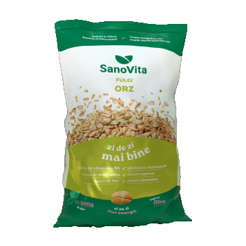 Fulgi de orz, 500g, SanoVita