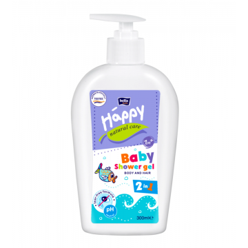 Gel de dus Happy Natural Care, 300ml, Bella Baby