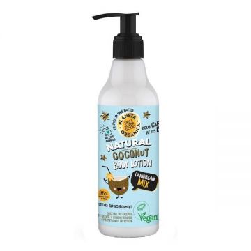 Lotiune de corp cu cocos Caribbean Mix, 250ml, Planeta Organica