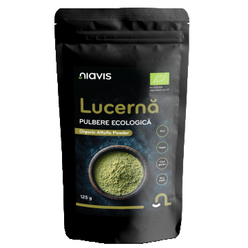 Lucerna (Alfalfa) Pulbere ecologica, 125g, Niavis