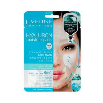 Masca de fata Hyaluron Ultra, 1 bucata, Eveline Cosmetics