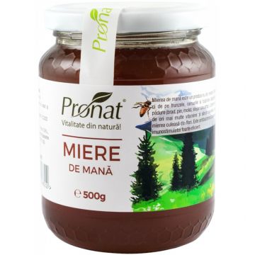 Miere de mana Bio, 500g, Pronat