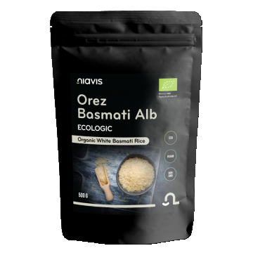 Orez basmati alb ecologic, 500g, Niavis