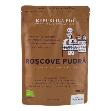 Pudra de Roscove pulbere ecologica pura, 200g, Republica Bio