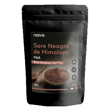 Sare neagra fina de Himalaya, 250g, Niavis