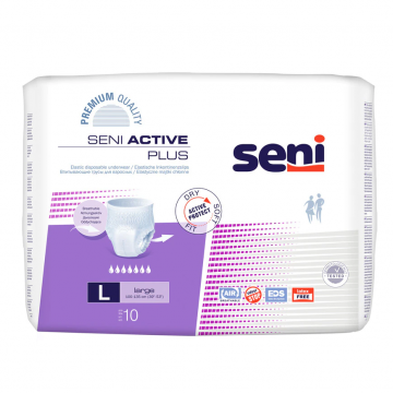 Scutece pentru adulti tip chilot Active Plus Large, 10 bucati, Seni