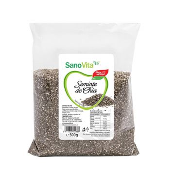 Seminte de chia, 500g, SanoVita