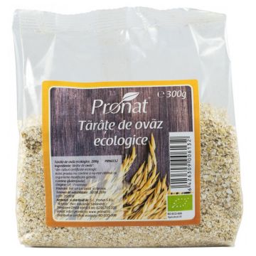 Tarate de ovaz Bio, 300g, Pronat