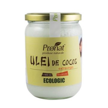 Ulei de cocos Bio, 500ml, Pronat