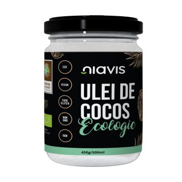 Ulei de cocos extravirgin ecologic, 460g, Niavis