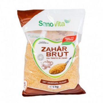 Zahar brut din trestie de zahar, 1kg, SanoVita