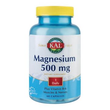 Magnesium 500 mg Kal, 60 capsule, Secom