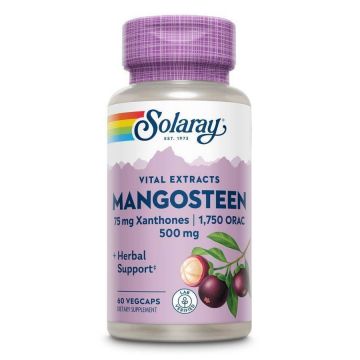 Mangosteen 500 mg Solaray, 60 capsule, Secom