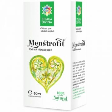 Menstrofit extract hidroalcoolic, 50 ml, Steaua Divina