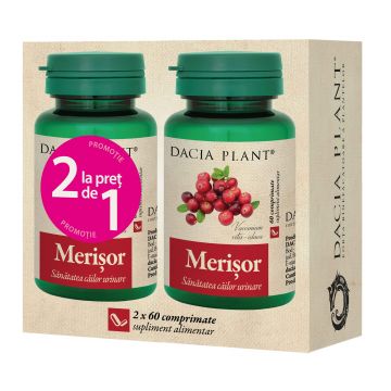 Merisor, 60 comprimate, 1+1, Dacia Plant