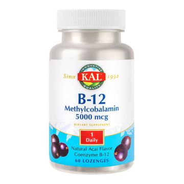 Metilcobalamina  (Vitamina B12) 5000mcg Kal, 60 comprimate, Secom