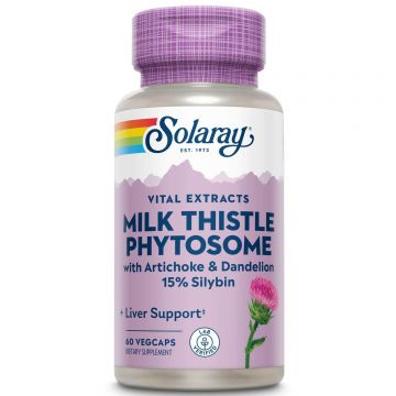 Milk Thistle Phytosome Solaray, 30 capsule, Secom