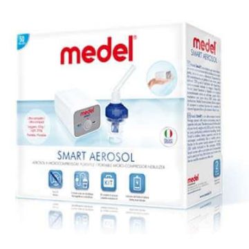 Nebulizator cu microcompresor Medel Smart 95151, Medel