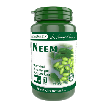 Neem, 60 capsule, Pro Natura