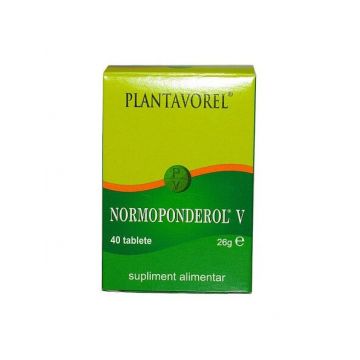 Normoponderol V, 40 tablete, Plantavorel