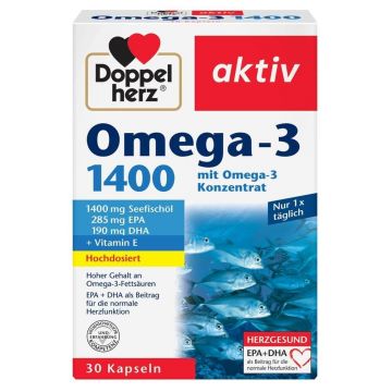Omega-3 1400, 30 capsule, Doppelherz