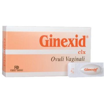 Ovule Vaginale Ginexid clx, 10 bucăți, Farma-Derma