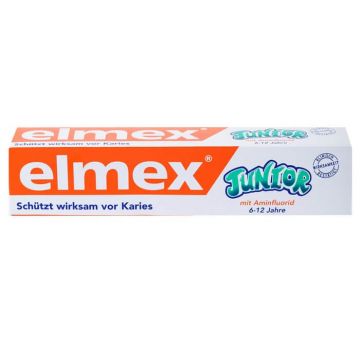 Pastă de dinți anticarie Junior 6-12 ani, 75 ml, Elmex