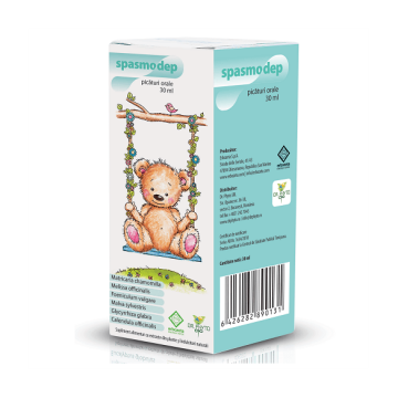 Picǎturi orale Spasmodep, 30 ml, Dr. Phyto