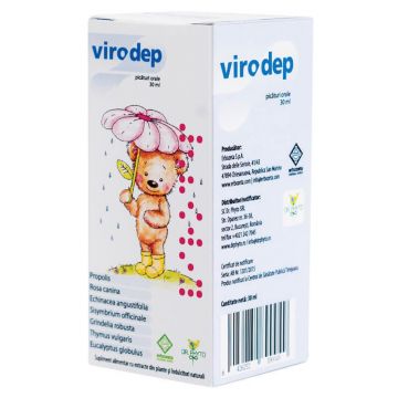 Picături orale pentru copii Virodep, 30 ml, Dr. Phyto