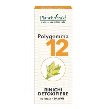Polygemma 12, Rinichi detoxifiere, 50 ml, Plant Extrakt