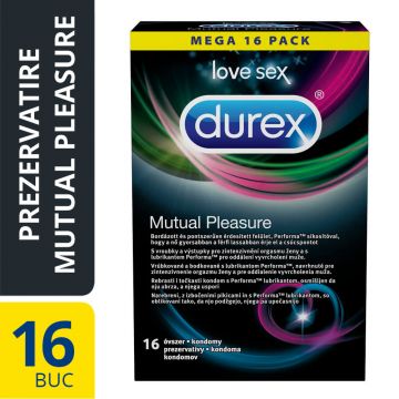 Prezervative Mutual Pleasure, 16 bucăți, Durex