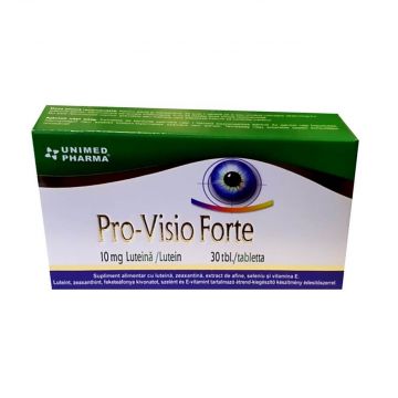 Pro-Visio Forte 10mg luteina, 30 tablete, Unimed Pharma
