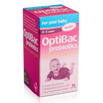 Probiotic pentru sugari si copii, 10 ml, OptiBac