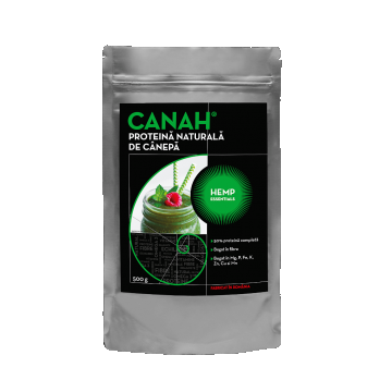 Pudra proteica de Canepa, 500 g, Canah