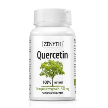 Quercetin 500mg, 30 capsule, Zenyth