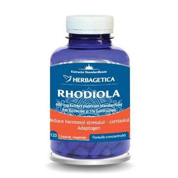 Rhodiola, 120 capsule, Herbagetica 