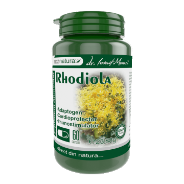 Rhodiola, 60 capsule, Pro Natura