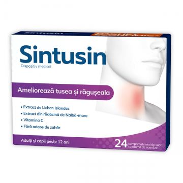 Sintusin, 24 comprimate de supt, Zdrovit