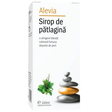 Sirop patlagină, 150 ml, Alevia