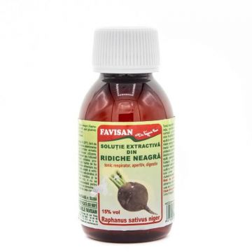 Soluție extractivă din ridichie neagră, 100 ml, Favisan