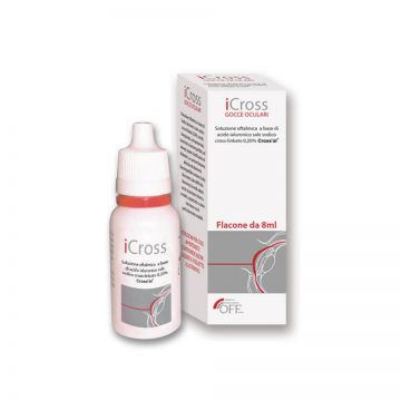 iCross Picături Lubrifiante pentru Ochi, 8 ml, Off Italia