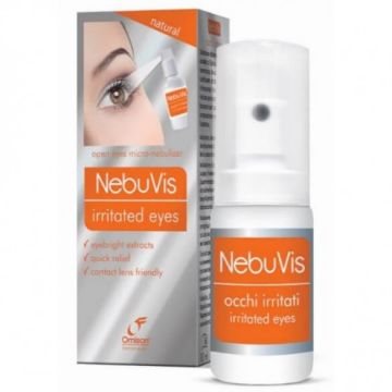 Spray cu micronebulizator pentru ochi ritati cu iarba de silur NebuVis, 10 ml, Omisan Farmaceutici