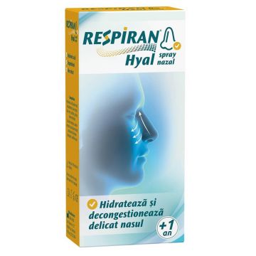 Spray nazal - Respiran Hyal, 20 ml, Look Ahead