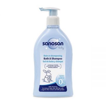 Spumant si sampon pentru copii, 400 ml, Sanosan