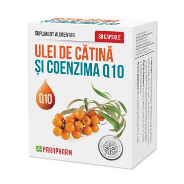 Ulei de Catină și Coenzima Q10, 30 capsule, Parapharm