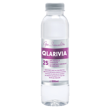 Apa cu continut redus de deuteriu Qlarivia 25 ppm, 500 ml, Mecro System