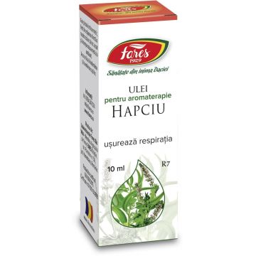 Ulei pentru aromoterapie Hapciu Ușurează Respirația, R7, 10 ml, Fares