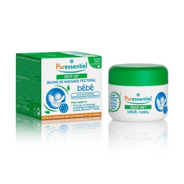 Unguent de masaj pectoral pentru bebeluși, 30 ml, Puressentiel