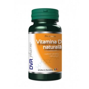 Vitamina D Naturala Premium, 60 capsule, DVR Pharm